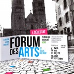 affiche  forum des arts et de la culture de Selestat 2013 Galerie La Paix